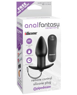 Plug de silicona con control remoto de Anal Fantasy Collection - Un placer de lujo te espera