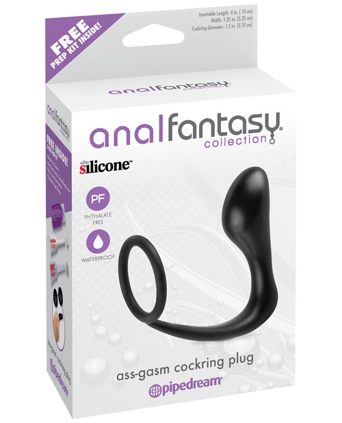 Anal Fantasy Collection Ass-Gasm Cockring Plug - featured product image.