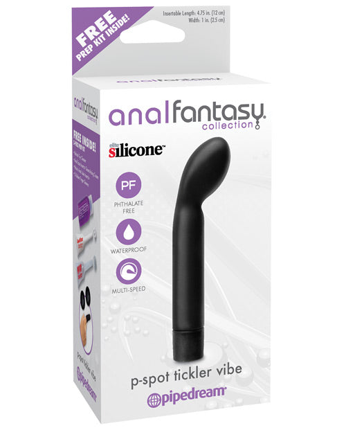 Anal Fantasy Collection P Spot Tickler Vibe - Black: Ultimate Pleasure Awaits - featured product image.
