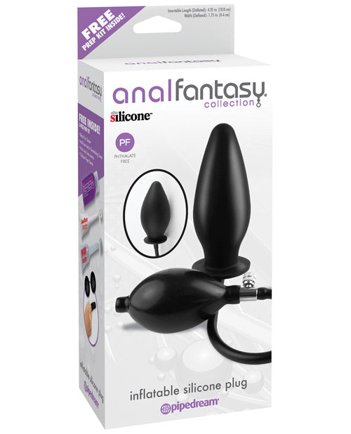 Anal Fantasy Collection Inflatable Silicone Plug: Expandable Pleasure - featured product image.