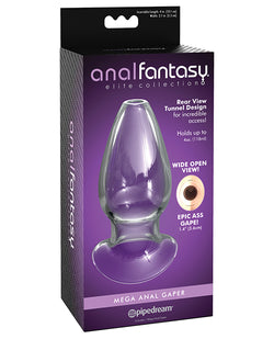 Anal Fantasy Elite Glass Gaper: máximo placer anal