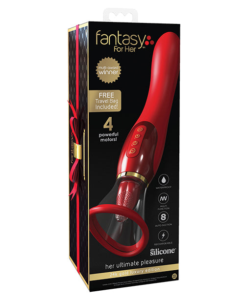 Fantasy for Her 24K Gold Luxury Edition - Red: Ultimate Pleasure Experience - featured product image.