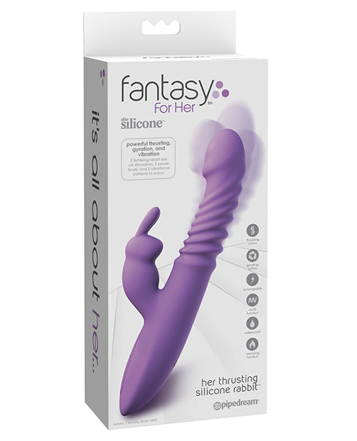 Fantasy for Her Ultimate Pleasure Rabbit - Purple Product Image.