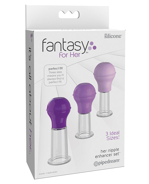 Fantasy for Her Nipple Enhancer Set: Heightened Sensitivity & Pleasure Boost Product Image.