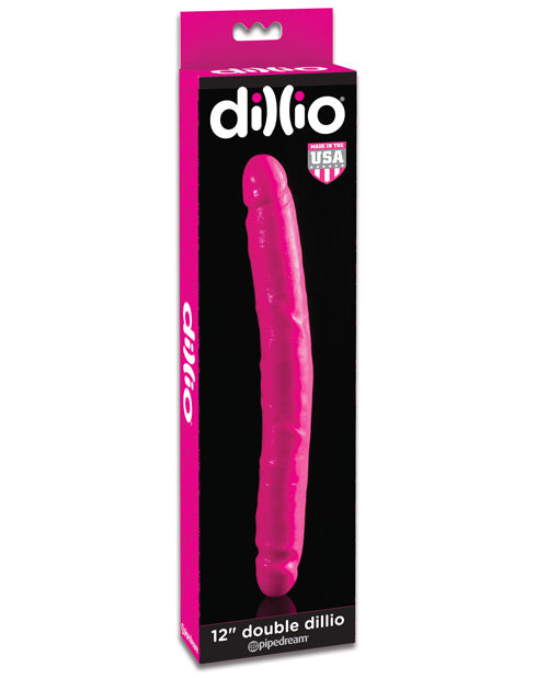 "Pipedream Dillio Double Dillio - Pink" Product Image.