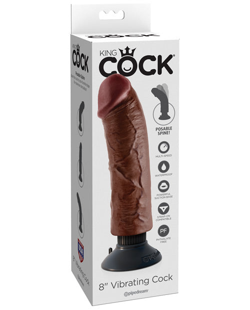 King Cock 8" 振動旋塞 - featured product image.