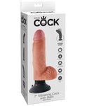 King Cock 7" Vibrating Cock with Balls - Ultimate Pleasure Experience