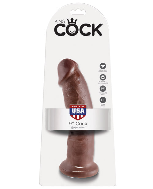 Consolador de succión realista King Cock de 9" Product Image.