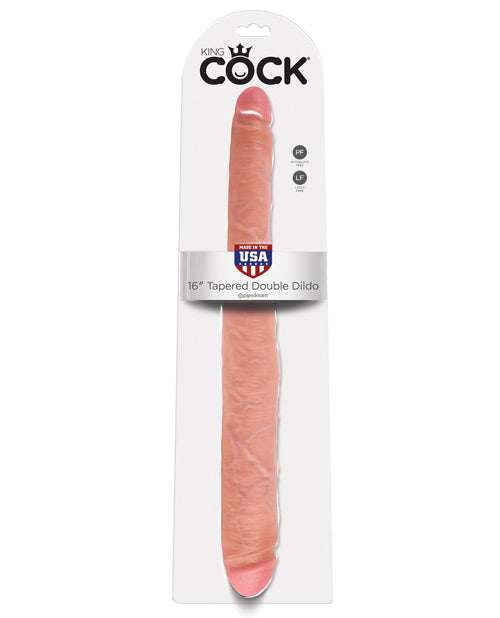 King Cock 16" Realistic Double Dildo Product Image.