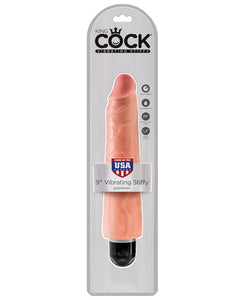 King Cock 7" Vibrating Stiffy: Ultimate Lifelike Pleasure