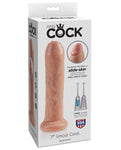 "Lifelike 7" Uncut Dildo with Movable Foreskin"