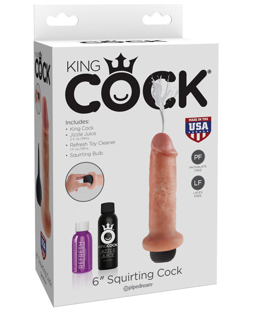 King Cock 6 吋潮吹假陽具：體驗終極快感 Product Image.