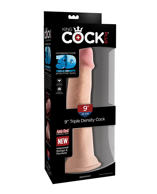 King Cock Plus 三重密度逼真雞巴 - featured product image.