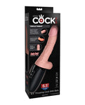 King Cock® Plus 6.5" Triple Threat Dong: ¡Empuje, caliente, vibre!