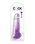 King Cock Clear 10" Cock with Balls - A Sensational Odyssey of Pleasure