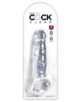 Clear Cock with Balls: Realistic Pleasure & Hands-Free Fun - Featured Product Image