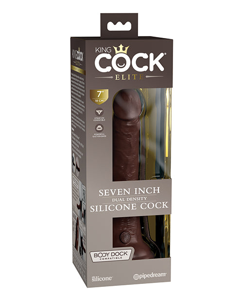 King Cock Elite 7" Realistic Dual Density Silicone Dildo - featured product image.