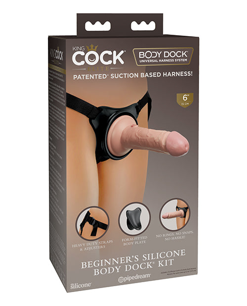 Kit de consolador de silicona King Cock Elite: la mejor experiencia de placer con correa - featured product image.