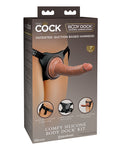 King Cock Elite Dual-Density Silicone Body Dock Kit