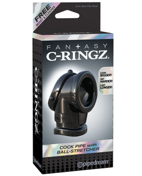 Fantasy C-Ringz Cock Pipe with Ball Stretcher - Ultimate Support & Pleasure - Featured Product Image