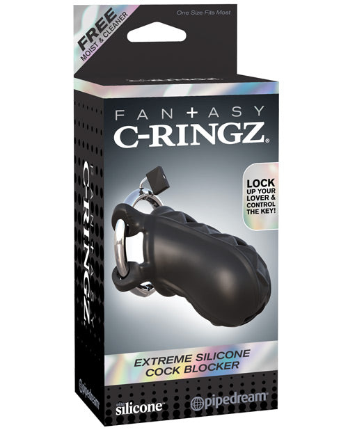 Fantasy C-Ringz Extreme Silicone Cock Blocker: La máxima emoción de castidad - featured product image.