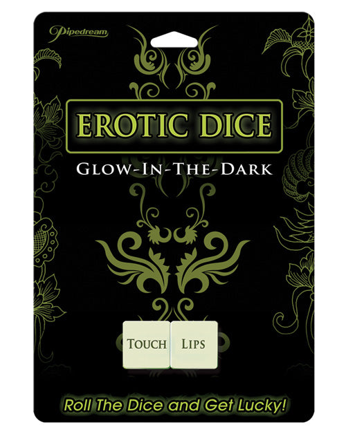 Erotic Dice - Glow in the Dark - featured product image.
