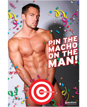 Pin the Macho On the Man Game: Hilarious Party Fun! - Featured Product Image