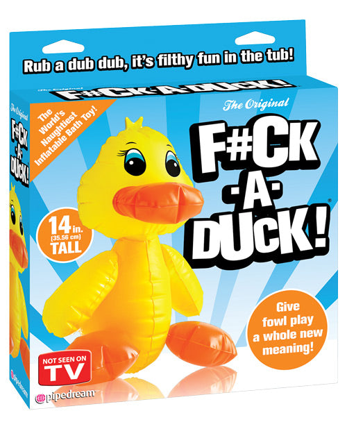 F#ck-A-Duck Naughty Inflatable Bath Toy - featured product image.