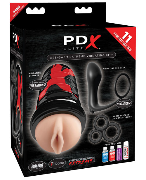 PDX Elite Ass-Gasm Vibrating Kit: Ultimate Pleasure Combo - featured product image.