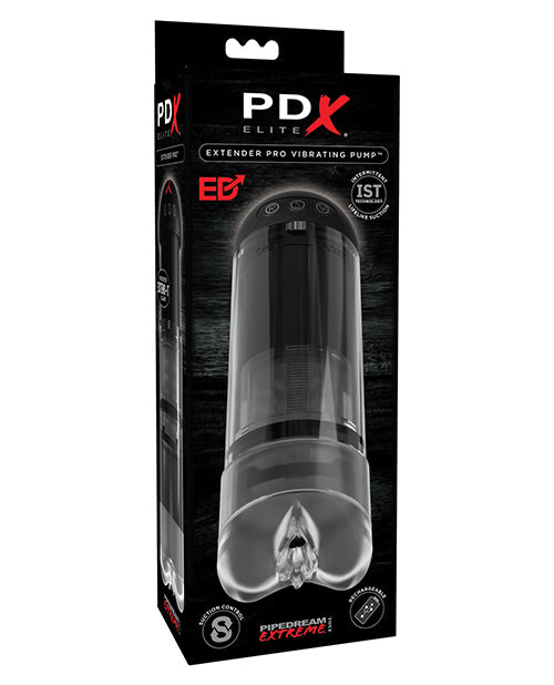 Bomba vibratoria extensible PDX Elite: un viaje hacia el placer inigualable Product Image.