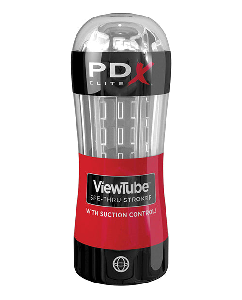 PDX Elite ViewTube See-Thru Stroker: un viaje hacia las sensaciones Product Image.