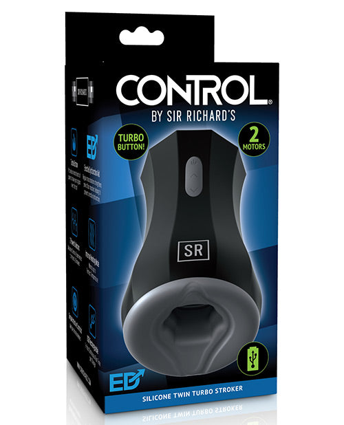 Sir Richards Control Silicone Twin Turbo Stroker - Ultimate Pleasure Experience - featured product image.