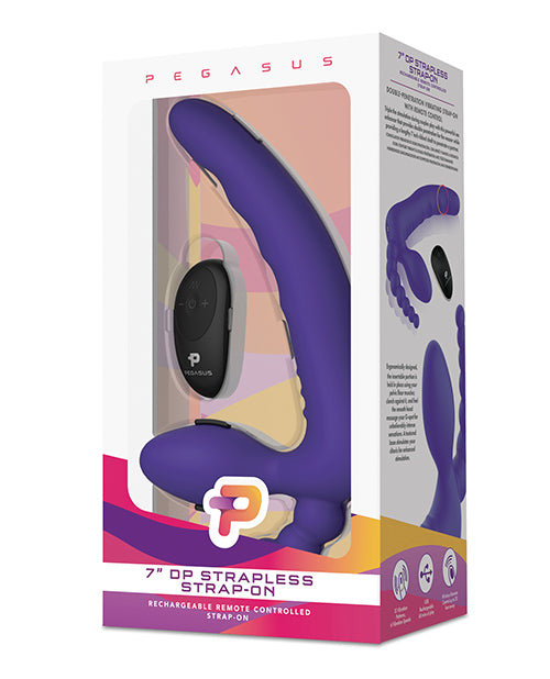 "Pegasus 7" Dual-Ended Strapless Strap-On with Remote" - featured product image.