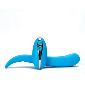 ChooseLove LuvSlide 情侶振動器 - 藍色 - Featured Product Image