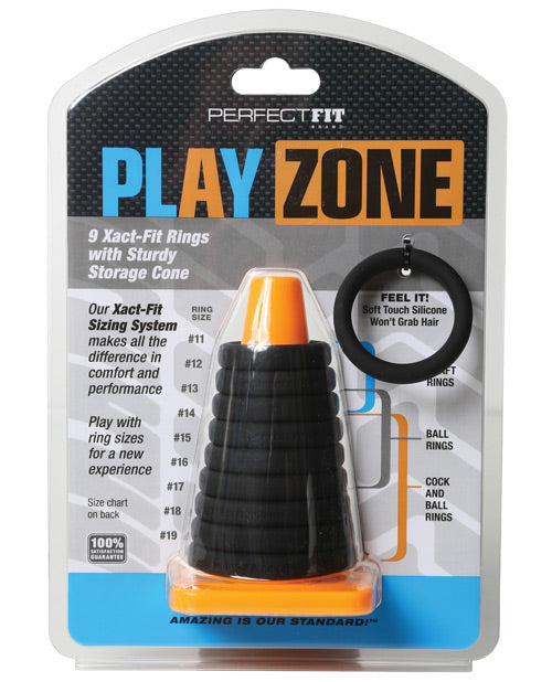 "Xact-Fit Silicone Ring Toss Kit: Perfect Sizing, Ultimate Comfort" Product Image.