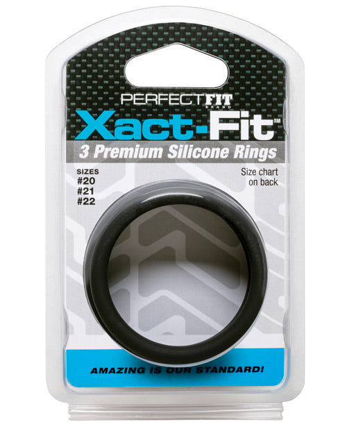 Kit de 3 anillos Perfect Fit Xact Fit: máxima comodidad y placer Product Image.