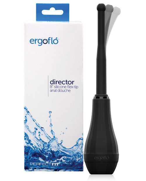 Ergoflo Director Anal Douche - Negro: máxima higiene anal Product Image.