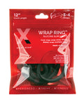 Xplay Gear Black Silicone Wrap Rings - Pack of 2
