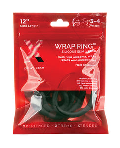 Xplay Gear Black Silicone Wrap Rings - Pack of 2
