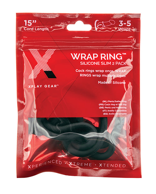 Shop for the Xplay Gear Silicone 15" Adjustable Wrap Rings - Set of 2 at My Ruby Lips