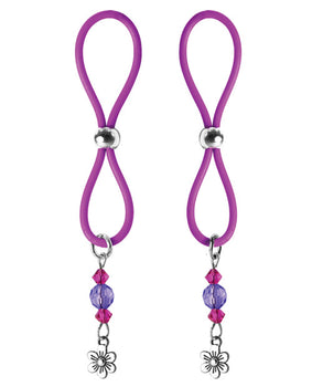 Bijoux de Nip Purple Flower Nipple Halos: Glamorous, Unique, Comfortable - Featured Product Image