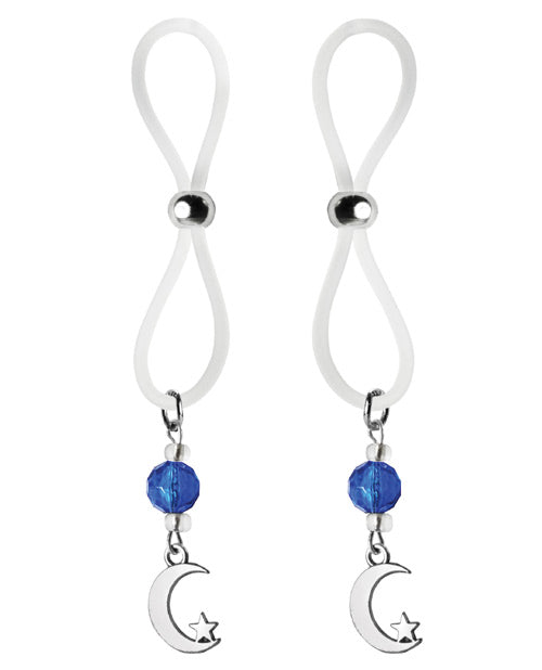 藍色/晴月與星狀乳頭光環 🌙✨ Product Image.