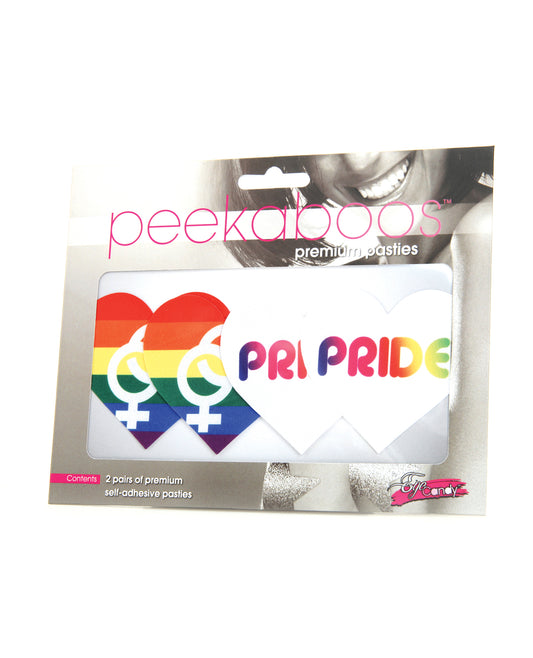 Peekaboos Pride Hearts Premium Pasties - Embrace Your Unique Style - featured product image.