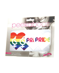 Peekaboos Pride Hearts Premium Pasties - Embrace Your Unique Style