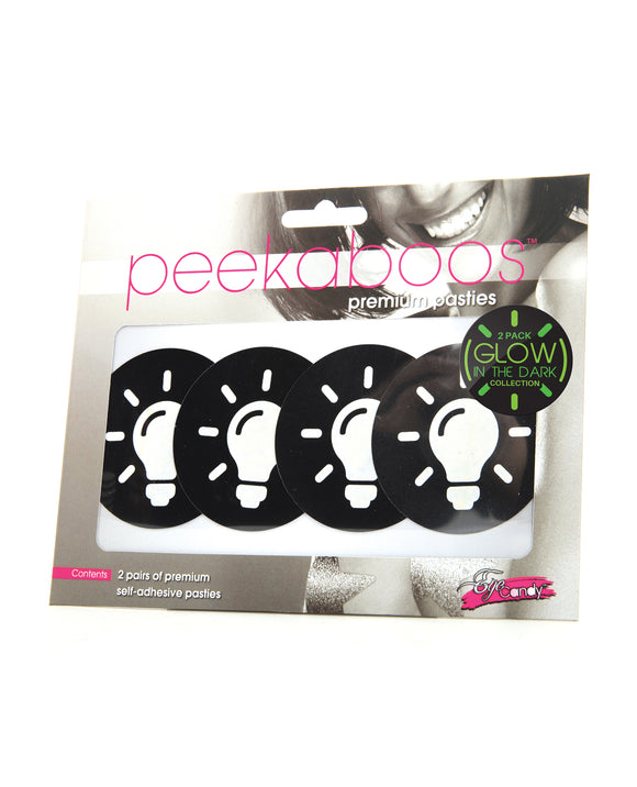 Peekaboos - Empanadillas con bombillas que brillan en la oscuridad, paquete de 2 Product Image.