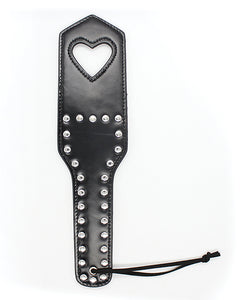 Plesur Black Heart Cut-Out Paddle: A Touch of Elegance in BDSM