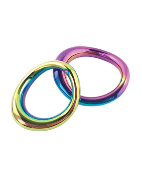 "Plesur Rainbow Stainless Steel Cock Ring: Explosive Pleasure" - Featured Product Image