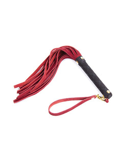 Plesur Mini Leather Flogger: Luxe On-The-Go Pleasure