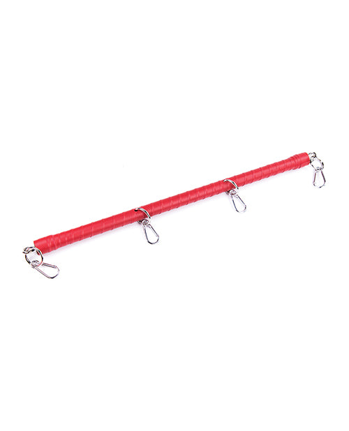 Plesur Red PVC Spreader Bar: Stylish Bondage Essential - featured product image.