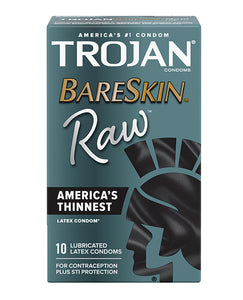 Trojan BareSkin Raw Condoms - Ultra-Thin 10-Pack
